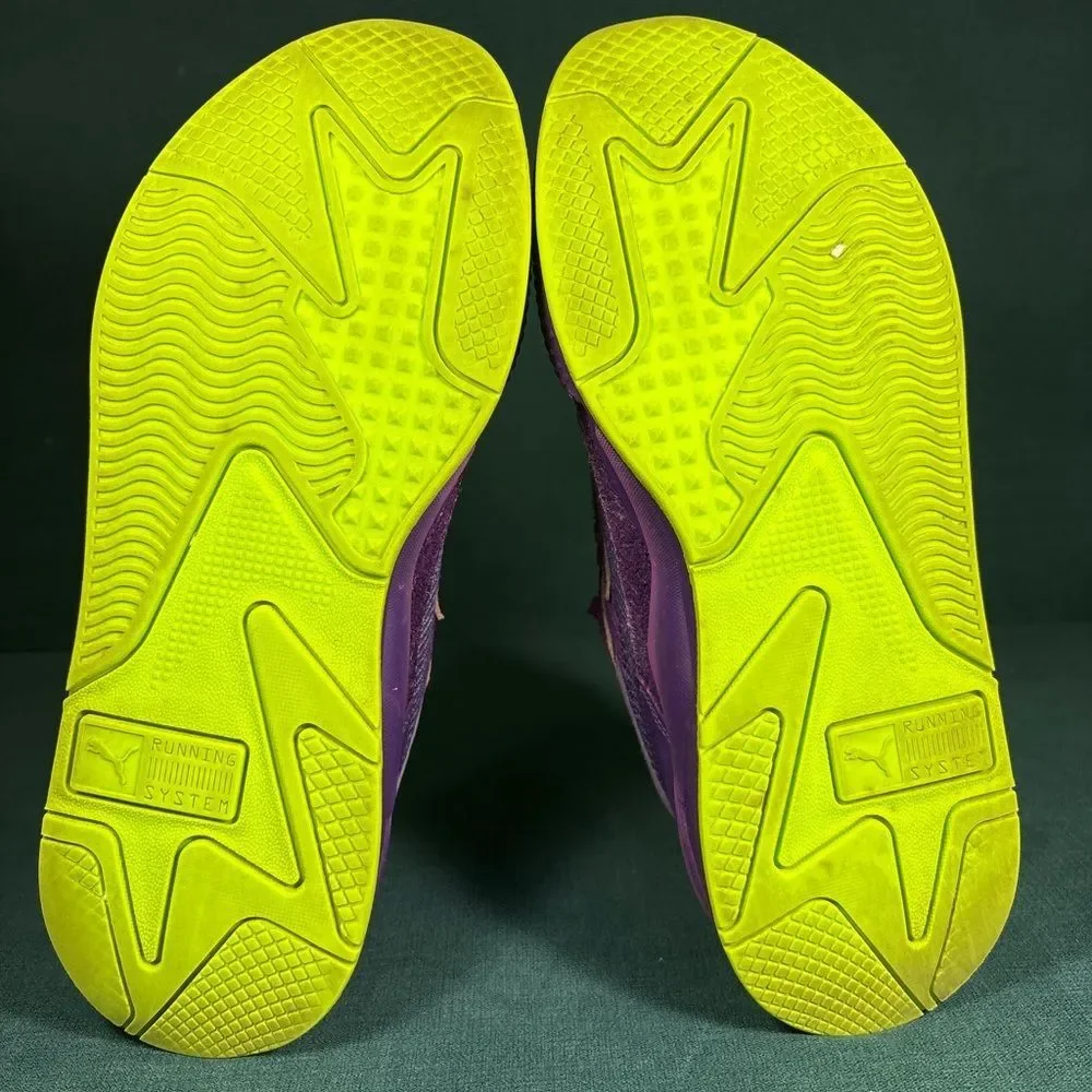 Puma RS-X Running System Purple Multicolor Sneakers Size 12